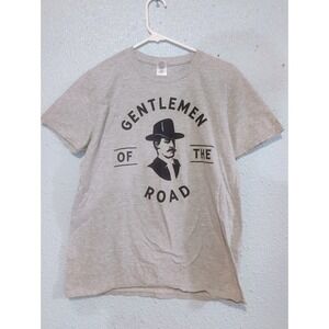 Mumford & Sons "Gentlemen Of The Road" Vampires Tour T-Shirt Gray 2 Sided Size M